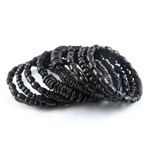 Black Wood Spiral