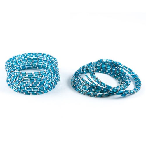 Blue Glass Spiral