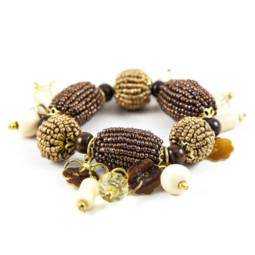 Small Pearls & Stones Bracelet